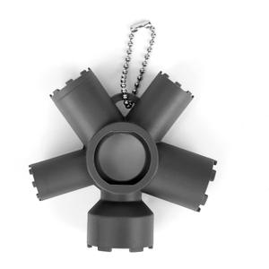 10-In-1 Faucet Aerator Removal Tool, Plastic Sink Kitchen Bathroom Tap Aerator Key Removal Wrench Tool for Home Faucets and Plumbing Repair