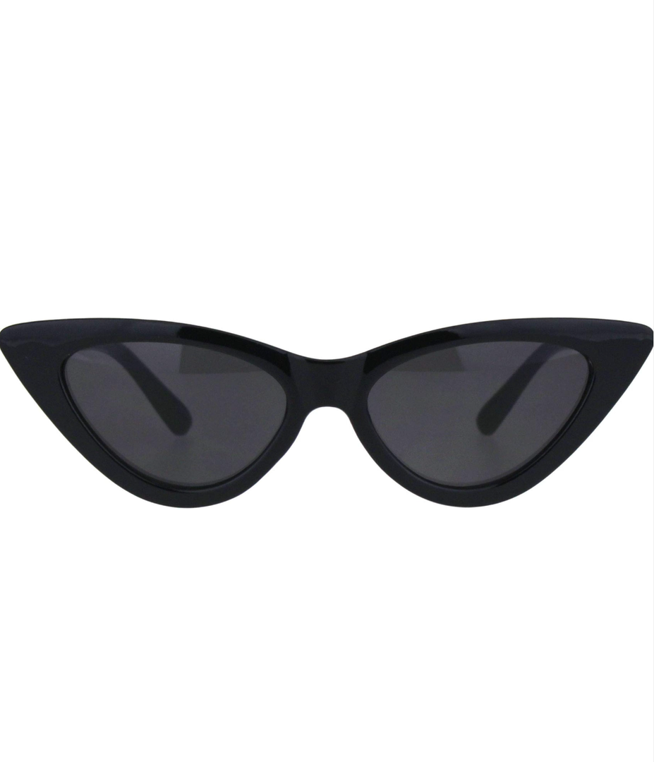 SA106 Little Girls Mod Plastic Cat Eye Minimal Chic Retro Sunglasses