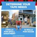 Scotch Heavy Duty Shipping Packing Tape, Clear, Packing Tape for Moving Boxes and Packaging Supplies, 1.88 in. x 22.2 yd., 6 Roll Dispensers, Moving Supplies