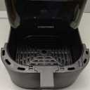 Chefman Air Fryer 6 QT Compact Airfryer for Quick & Easy Meals in Minutes, Features Hi-Fry Technology for Extra Crisp, Touchscreen Controls with 4 Presets, Nonstick & Dishwasher Safe Basket - Black, 6 Quart - No Window