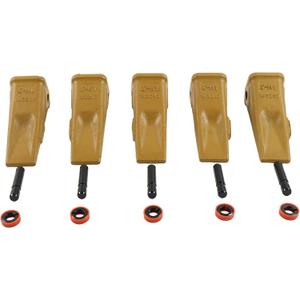 Count of 1, 1U3252 Bucket Digging Teeth Tooth with Pin's 8E6259 & Fastener's 8E6258 Compatible with Caterpillar J250 211 212 926 930 936 941 953