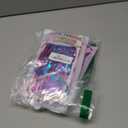 2 Pack Purple Blue Pink Foil Fringe Curtains Backdrop Birthday Party Decorations, 3.28 x 6.56 Ft Music Themed Tinsel Streamer Banner Photo Booth Props for Mermaid Sea Party Decor Supplies Favors