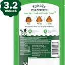 2 x Greenies Pill Pockets for Dogs Small Size, Tablet Pill Treats for Dogs, Chicken Flavor, 3.2 oz. Pouch (EXP 05/21/26)