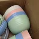Plates and Bowls Sets 40 Pcs Unbreakable Dinnerware Set Dish Sets