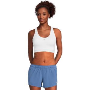 New Balance Women's NB Essential Run Bra (White, L)