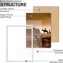 A PLUS MAX 16x23 Picture Frame White Light Weight Wall Mount
