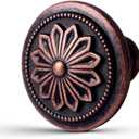 10 Pack Kitchen Cabinet Knobs Antique Copper,1-2/5"Round Rustic Copper Handles for Cabinets and Drawers,Vintage Copper Knobs for Cabinets,Dresser Drawers Cupboard Bathroom Dresser Door