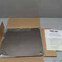 NerdChef Steel Stone - High Performance Pizza Baking | Made in USA (14.5" x 16") - (.375" Thick - Pro)