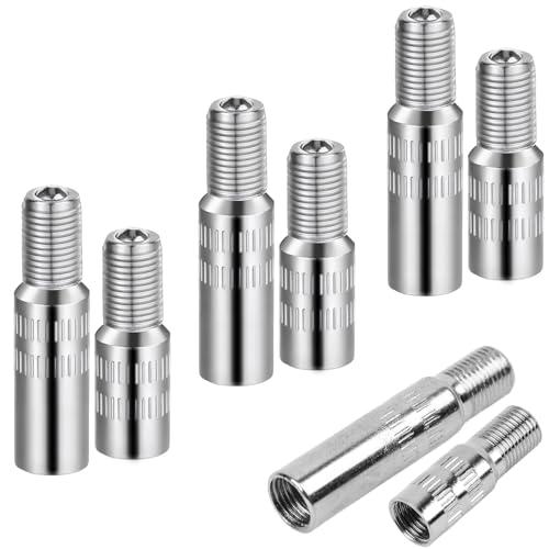 Framad 8PCS Tire Valve Stem Extension with Two Sizes: 39mm and 25mm, Brass Tire Valve Extender for Car Motorcycle Truck