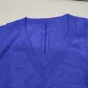 ONLYSHE Boho Tops for Women Loose Fit Shirts Relaxed Fashion Tunic Tops Long Sleeve Shirts, Blue, Smal