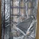 2'x5.5' Ft Gridwall Panel Display Stands Heavy Duty Floor Standing Retail Display Rack with Triangle Base for Retail Art Show With 10 Hooks