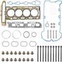 Engine Head Gasket Set Cylinder Head Bolts Compatible with Chevy Buick GMC Vehicle Captiva Equinox Malibu Orlando Regal Lacrosse Verano Terrain 2010-2017 2.4L 2384CC 145CID L4 DOHC Replace# HS26517PT