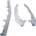 3Pcs Front Bumper Trim Molding 2128852774 2128852874 2128852674 Compatible with Mercedes Benz E-Class W212 E200 E250 E300 E350 E400 E500 E550 2014-2016
