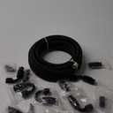EVIL ENERGY 6AN PTFE Fuel Line Kit,E85 Nylon Braided Fuel Hose 20FT AN6 PTFE Fuel Line Hose(5/16Inch ID) (Black)
