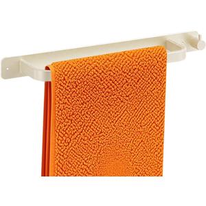 Rust-Resistant Towel Bar16inch White Hand Towel Holder, Towel Racks for Bathroom Aluminum Wall Towel Holder