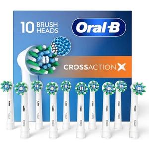 Oral-B Cross Action Electric Toothbrush Replacement Brush Heads, 10 ct.