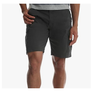 Wrangler Anthracite Gray Rip-Stop Cargo Shorts 48