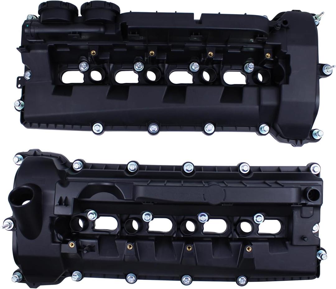 NewYall 5.0L Left and Right Engine Valve Cover for Land Rover LR4 2010-2013, Range Rover 2012-2022, Range Rover Sport 2010-2022