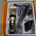 oneisall Dog Clipper Low Noise, Dog Grooming Kit with Rechargeable, Pet Shaver Cordless Electric Quiet Hair Clipper Set for Dogs Cats PetsGold