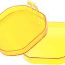 2PCS Amber 3" LED Pod Light Covers  PC Lens Protective Covers for 3 Inch Offroad Cube Lights, Driving Fog Lamps & Work Pods  Yellow Lens for Better Visibility in Fog, Rain & Dust