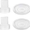S9/S12/S9pro/S12pro Duckbill Valve and Silicone Diaphragm, Compatible with NaNaLazy/TSRETE/momcozy, Wearable Breast Pump Replacement Parts Accessories (4 Piece Set)