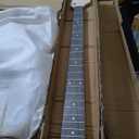 DIY Bass Guitar Kit 4 String Beginner Kits PB Bass Style Right Handed with Paulownia Body Hard Maple Neck Engineered Wood Fretboard Chrome Hardware Build Your Own Bass Guitar.