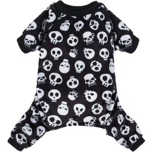 CuteBone Dog Christmas Pajamas Puppy Onesies Small Dogs Soft Pjs Coat Cat Apparel Comfy Pet Clothes Outfit Doggie Bodysuit P11XL