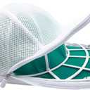 Hat Washer Cage for Washing Machine, Cap Washer with Mesh Bags Baseball Caps Cleaner/Cleaning Protector Cage (1 Pack White)
