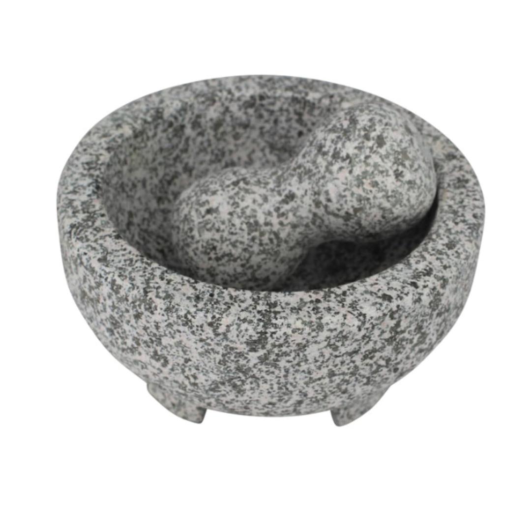 IMUSA USA Granite Molcajete Spice Grinder 6-Inch, Gray