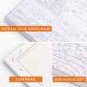 3 x hyzsj Paint by Number for Adults Framed Canvas, DIY Mountain Arts and Crafts for Adults Beginner with Wooden Easel, Paint Brushes, Acrylic Paint Set for Home Wall DecorLandscape 11.8x15.7inch