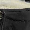 Queenmore Large Dog Jacket with Harness Built-in, Winter Coat for Large Dogs, Warm Puffer Winter Jacket, Cold Weather Waterproof Windproof Snow Parka Coat - Zipper Adjustable, Green/Black L