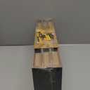 BAYKA Floating Shelves for Wall, Wall Mounted Rustic Wood Shelves for Bathroom, Bedroom, Living Room, Kitchen, Hanging Shelf for Books/Storage/Room Decor with 22lbs Capacity (Black, Set of 3, 15.7in) (A. Black - Universal Classic Style)