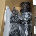 EXCMARK 10 Pack Solar Lights Outdoor Garden Pathway Solar Powered Yard Lights for Walkway Sidewalk Driveway. (Warm White)