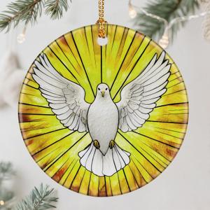 Dove Ornament  Christmas Ornament, Christmas Tree Decor, & Religious Home Decor | Dove Lover Gift, Christian Gifts for Women
