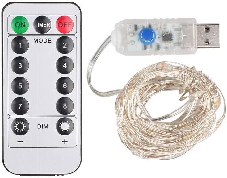 LiveOnce Cascading Christmas Tree Lights, 10ft Waterfall Fairy Lights with Remote & Timer, 8 Modes Warm White LED for Indoor Outdoor Decor