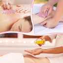 2 Pcs Fascia Cellulite Massage Tool Set - Fascia Release Tools for Neck, Shoulder, Back, Legs, Resin Body Massager Tension Relief Back & Plantar Fasciitis Relief, Pink