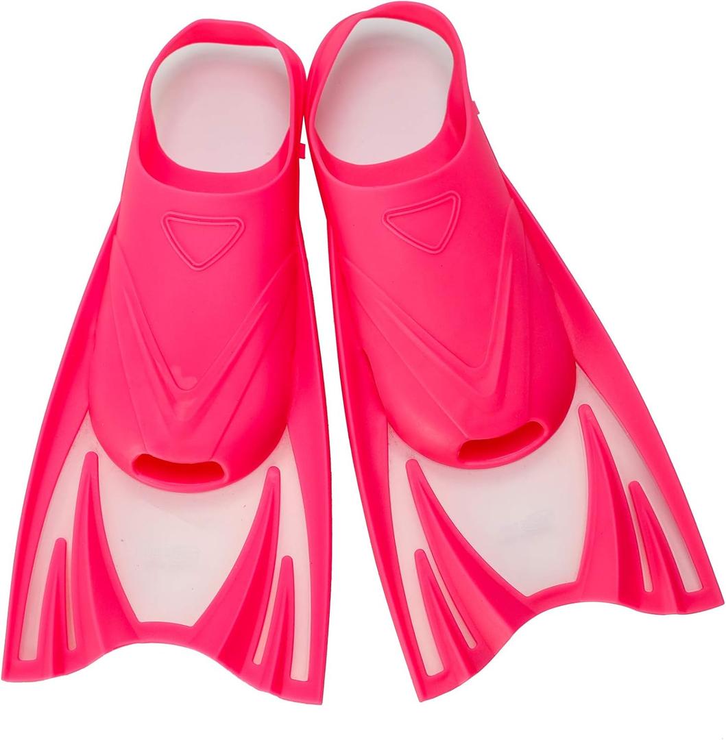 PRO IMPACT Swim Fins for Adults & Kids - Premium Scuba Diving Fins, Snorkeling Flippers for Men & Women - Versatile Swim Training Fins for Lap Swimming, Water Sports & Ocean Adventures (Small (8-11), Pink)