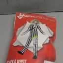 Morph Kids Black And White Striped Suit Costume Halloween Costume For Boys Halloween Costume (7-9 Years)