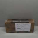 QEEIG Floating Shelves for Wall Bathroom Shelf Bedroom Kitchen Living Room Hanging Book Shelves Small Farmhouse Decor 16 inch Set of 3, Rustic Brown (015-BN3)