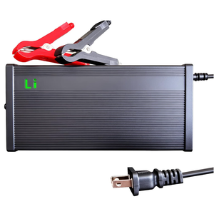 24V Lithium Battery Charger 29.2V 10A LiFePO4 Battery Charger for Lithium Iron Phosphate Battery, ACDC Smart Charger, Battery Maintainer, Builtin Safety Protections, Support 0V Charging Function