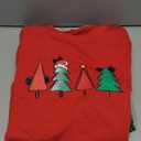 JINTING Christmas Sweatshirt for Women Christmas Tree Pullover Xmas Holiday Crewneck Sweatshirts Long Sleeve Top Large