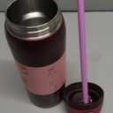 Owala FreeSip Insulated Stainless Steel Water Bottle with Straw, BPA-Free Sports Water Bottle, Great for Travel, 32 Oz, Black Cherry