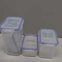 LOCK & LOCK Easy Essentials Food Storage lids/Airtight containers, BPA Free, 14 Piece - Tall Rectangle, Clear