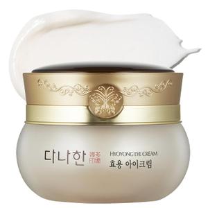 Danahan Korean Luxury Hanbang Eye Cream - Anti-Aging Treatment for Puffiness & Fine Line  30+ Botanicals+Ganoderma Mushroom+Ginkgo Biloba + Lecithin, Hyoyong, Gentle Non-Greasy 1.01 fl oz / 30ml