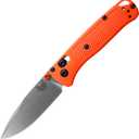 Benchmade - Mini Bugout, Outdoor, EDC Folding Knife, Drop-Point Blade with Orange Grivory Handle (533)