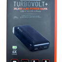 Helix TurboVolt+ Black 20000 mAh Power Bank with USB-A and USB-C Ports ETHPB20N