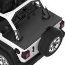 JOYTUTUS Tonneau Cover 4 Door Compatible with Wrangler JLU 2018-2025, Waterproof Trunk Cargo Cover JL Accessories