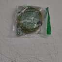 GLS Audio Instrument Cable - Amp Cord for Bass & Electric Guitar - Straight to Right Angle 1/4 Inch - Brown/Yellow Braided Tweed - 6ft Electric Guitar Cable