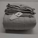 YnM Exclusive Weighted Blanket, Soothing Cotton, Smallest Compartments with Glass Beads, Bed Blanket for One Person of 140lbs, Ideal for Twin/Full Bed (48x72 Inches, 15 Pounds, Light Grey)