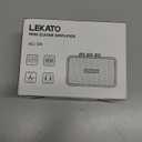 LEKATO Mini Guitar Amplifier, Dual Speakers 5W, Rechargeable Electric Guitar Amp Bluetooth with Clean Overdrive, 6H Working, Headphone Jack, Portable Small Amp for Practice AG-04 (Brown)